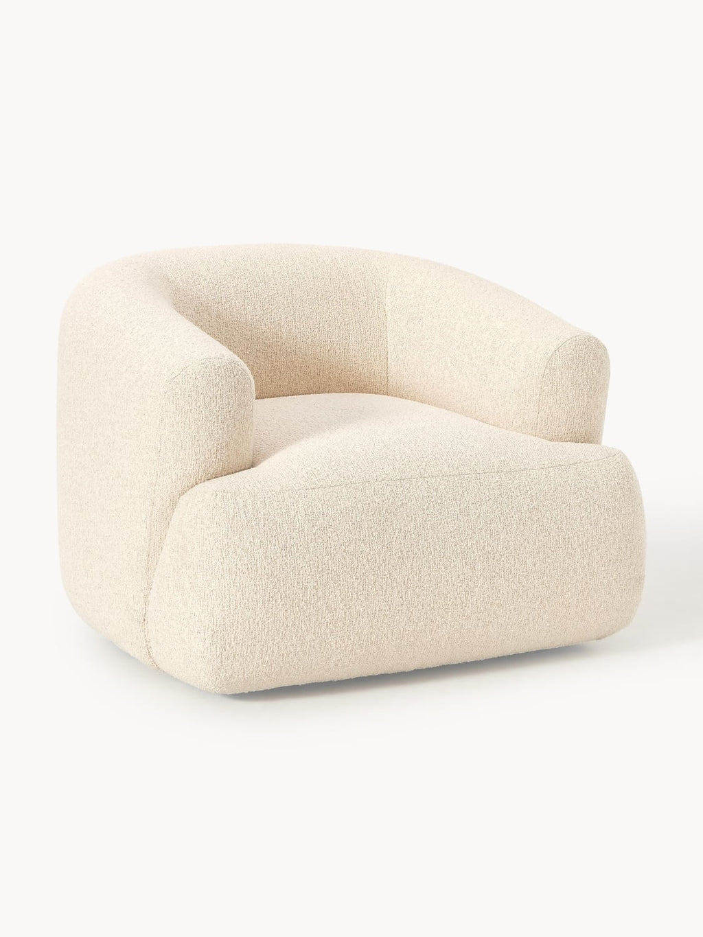 Sofia Bouclé Armchair — Blush