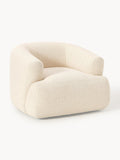 Sofia Bouclé Armchair — Blush