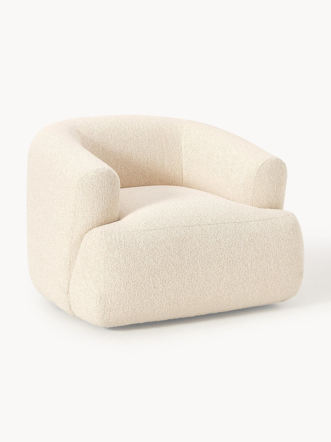 Sofia Bouclé Armchair — Blush
