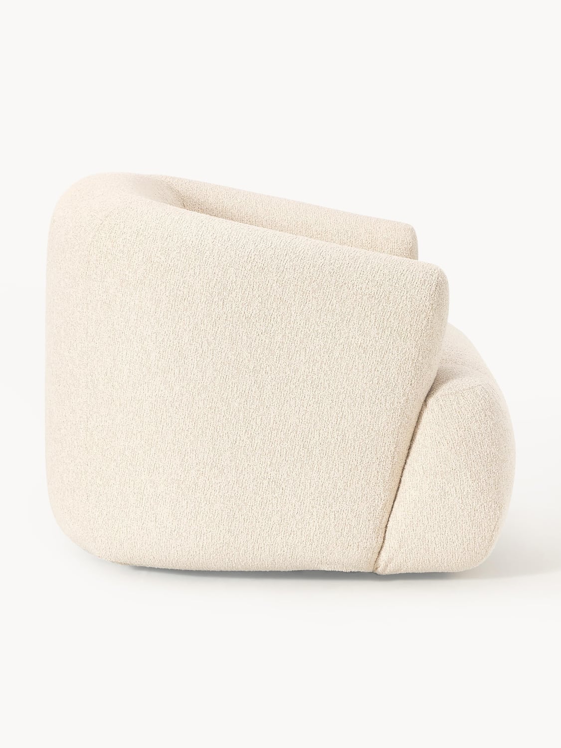 Sofia Bouclé Armchair — Blush