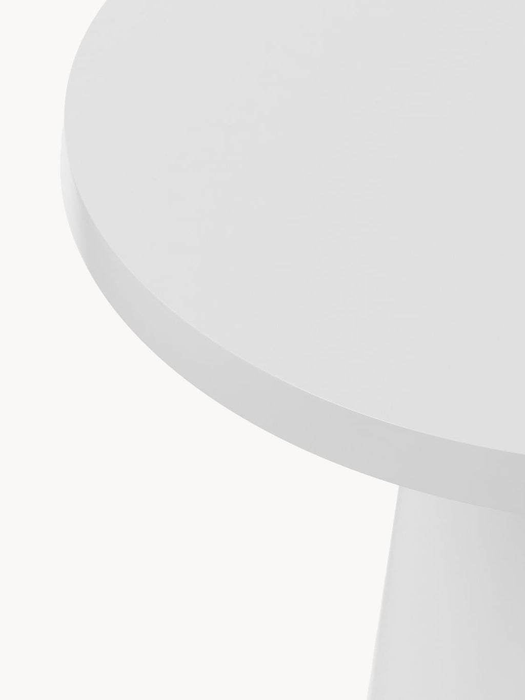 Kim Round Garden Table, in various sizes — Off-White