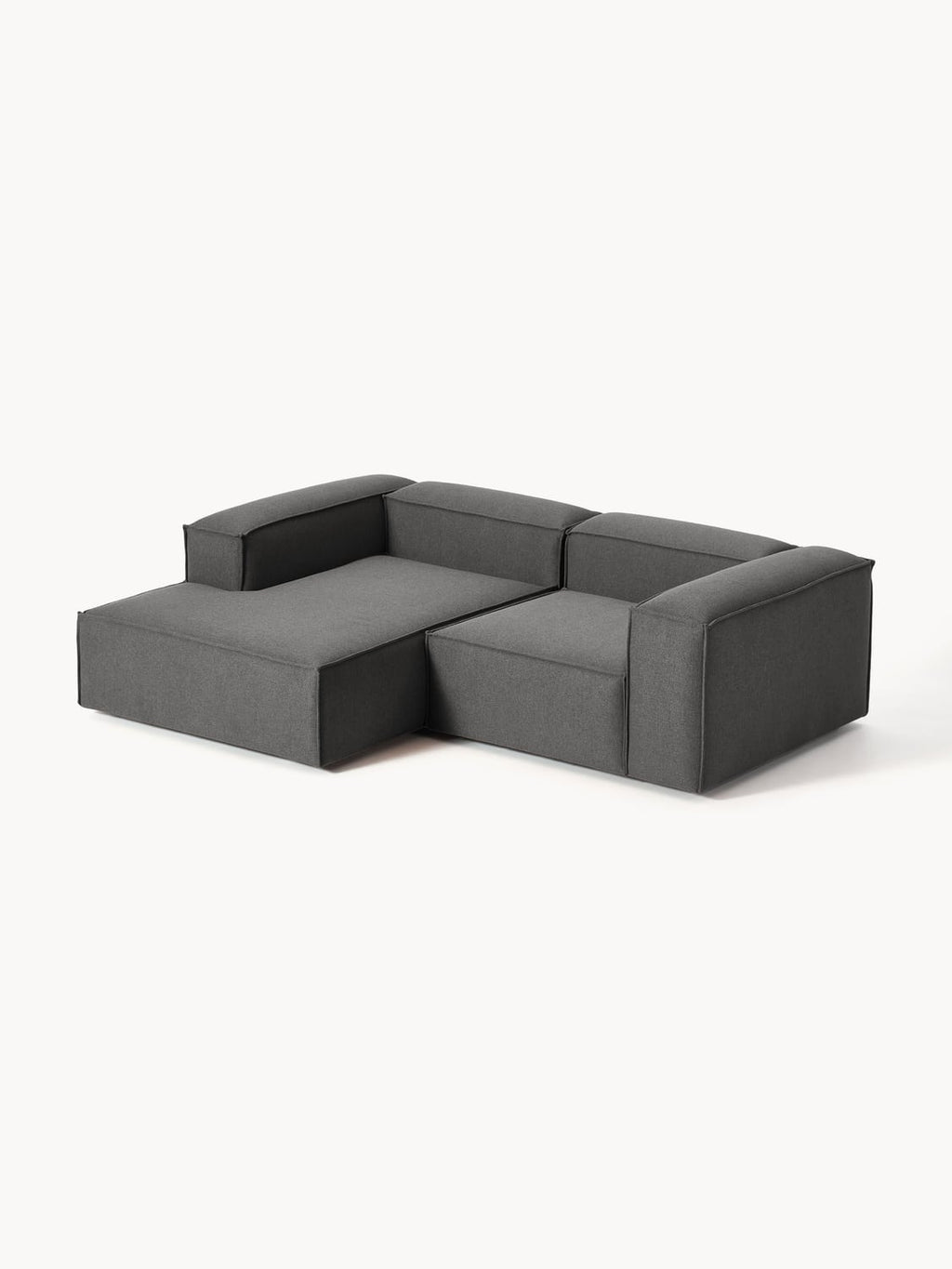 Lennon Modular Corner Sofa (2-seater) — Dark Grey