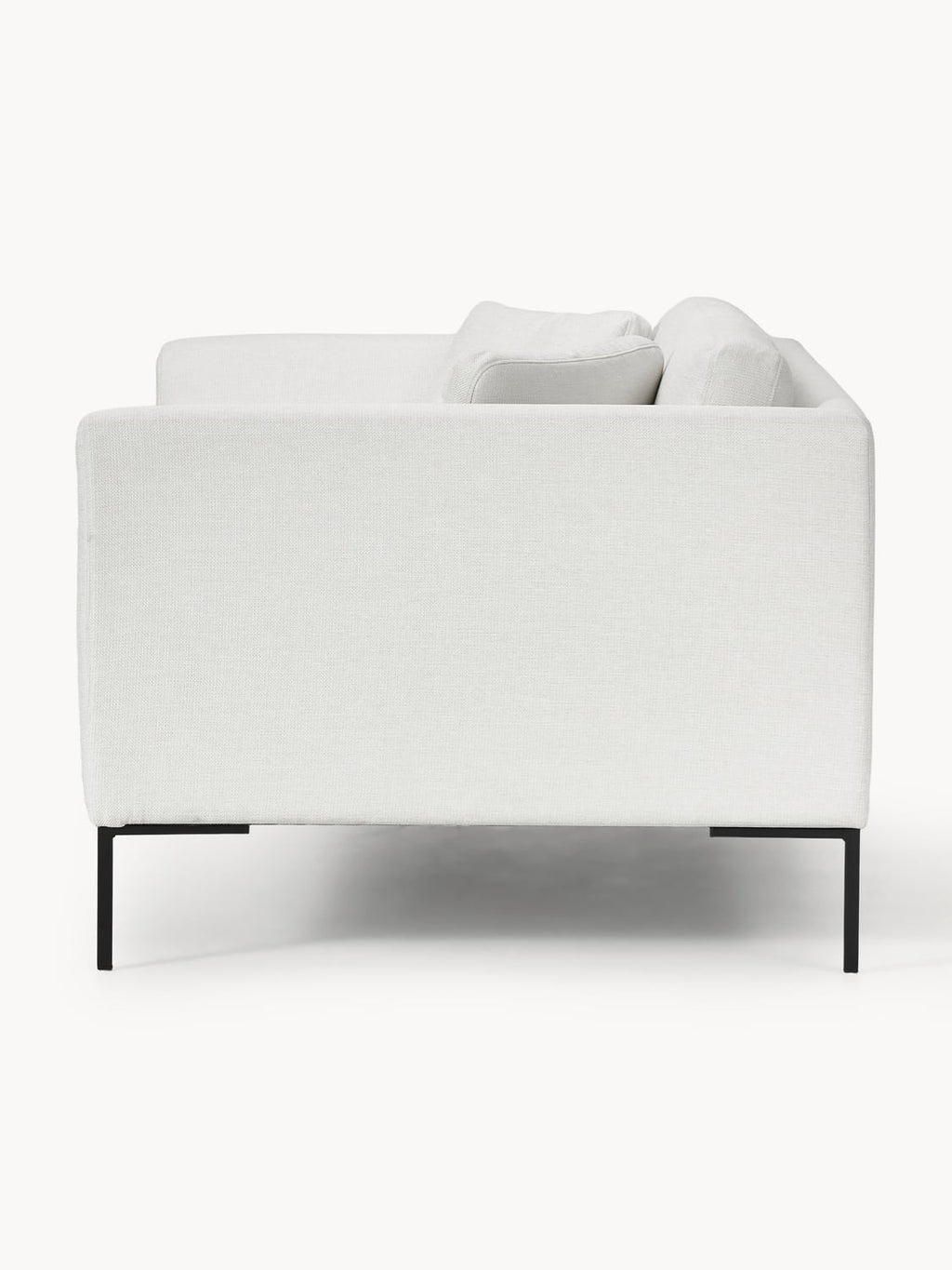 Emma Sofa (3-seater) with Metal Legs — Off-White