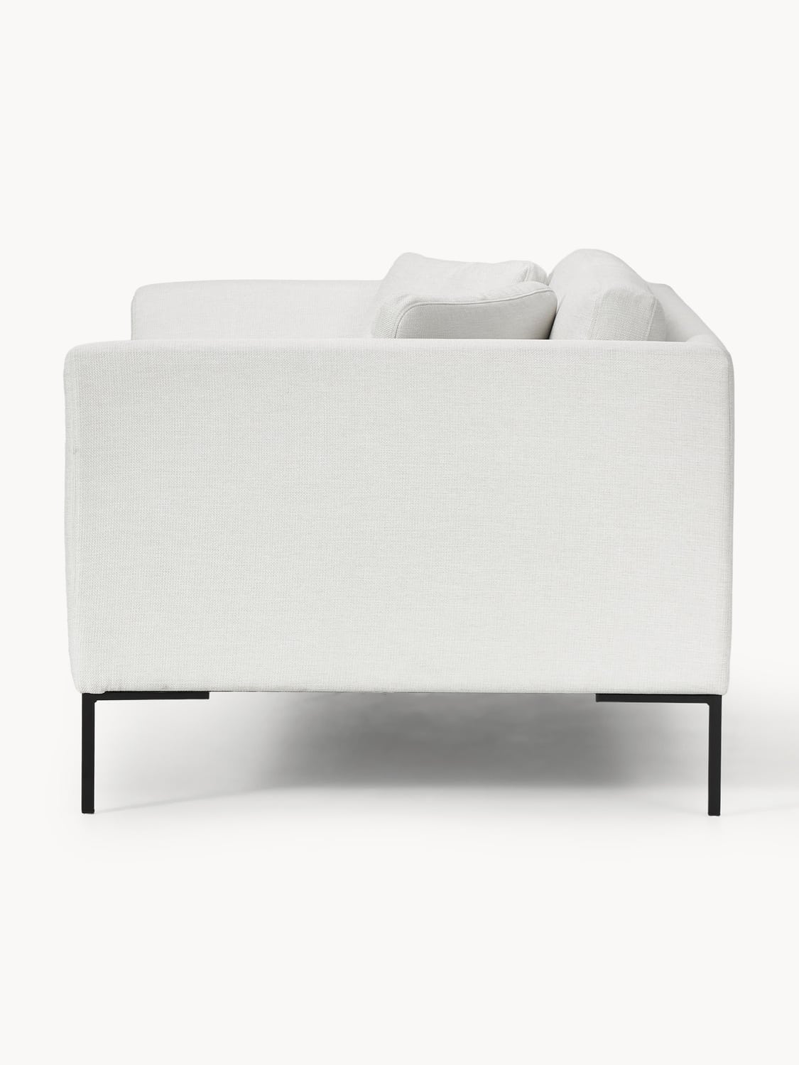 Emma Sofa (3-seater) with Metal Legs — Off-White