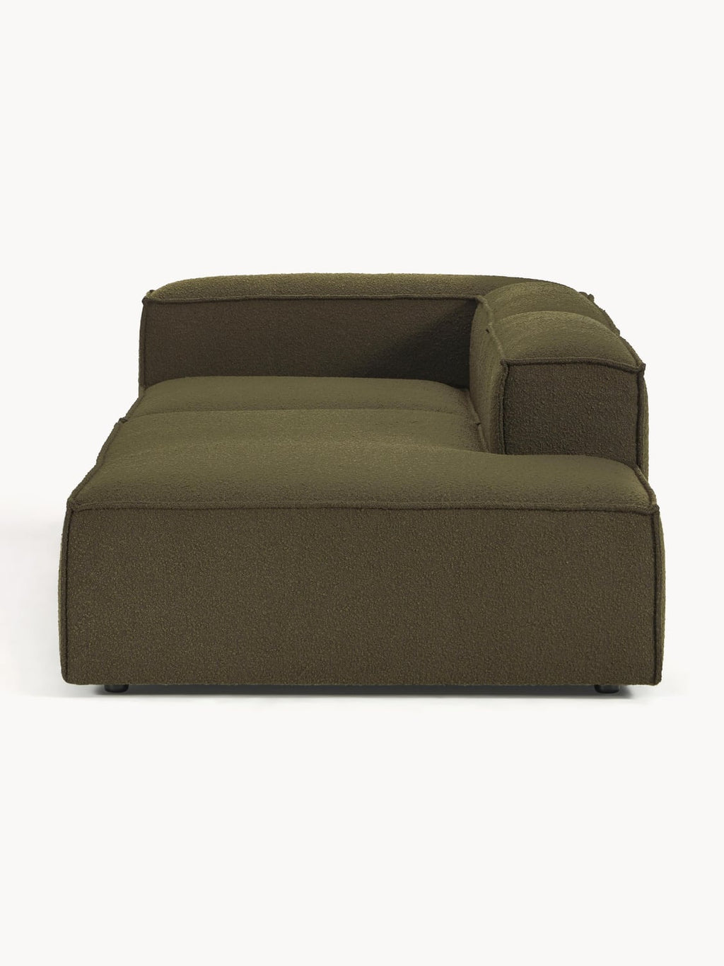Lennon Modular Ottoman in Bouclé — Brown