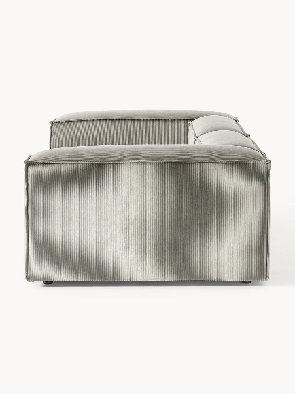 Lennon Modular Sofa (3-seater) in Corduroy — Warm Grey
