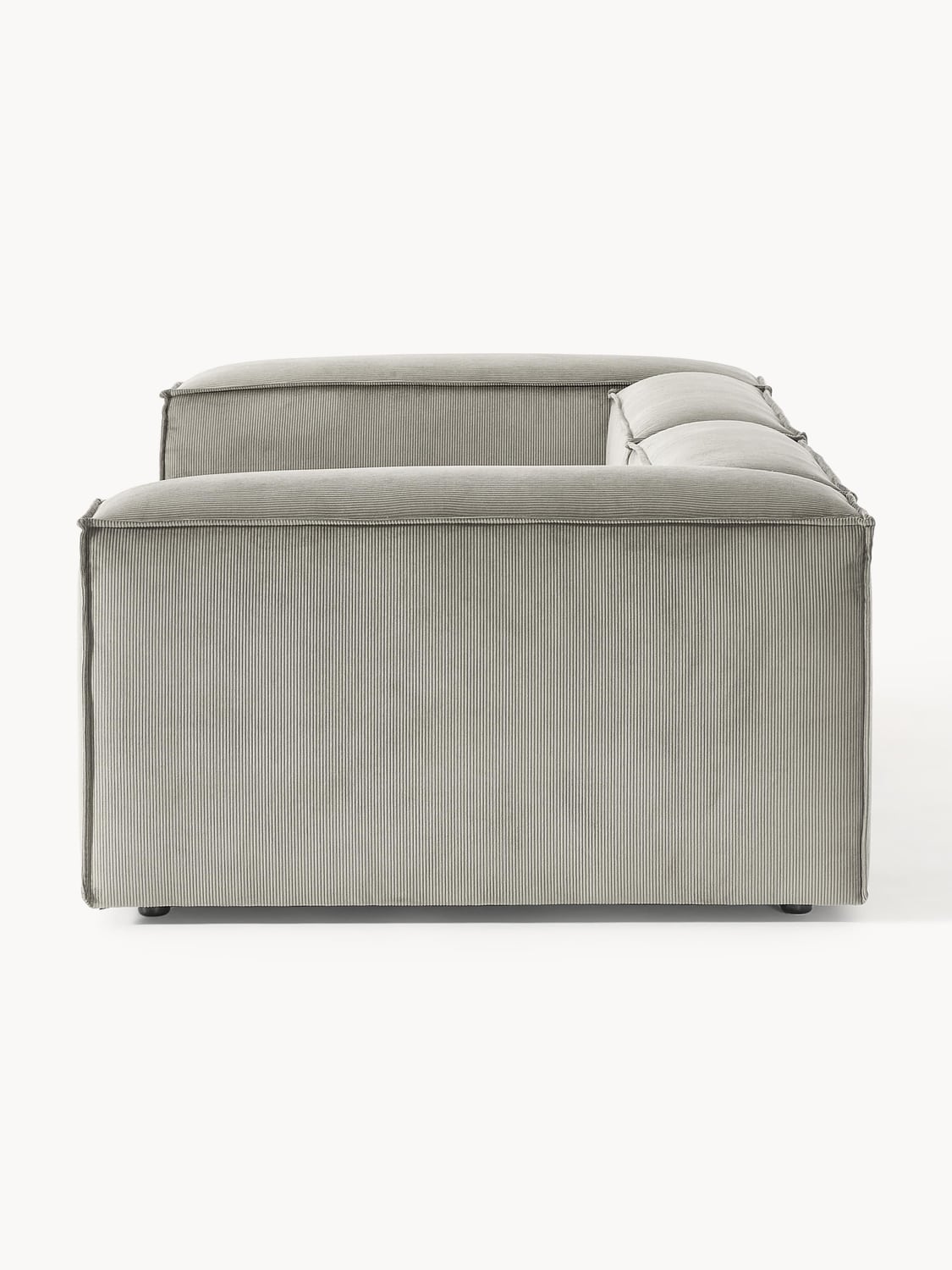 Lennon Modular Sofa (3-seater) in Corduroy — Warm Grey