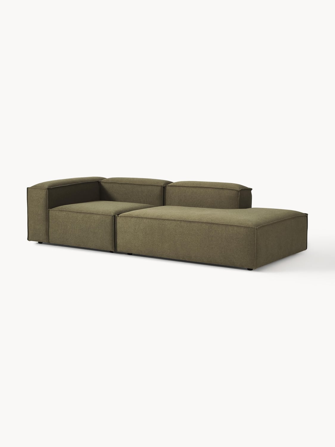 Lennon Modular Ottoman — Olive