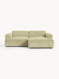 Melva Corner Sofa (3-seater) — Sand