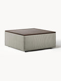 Lennon Sofa Ottoman in Corduroy with Storage — Mushroom