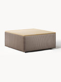 Lennon Sofa Ottoman in Corduroy with Storage — Pebble