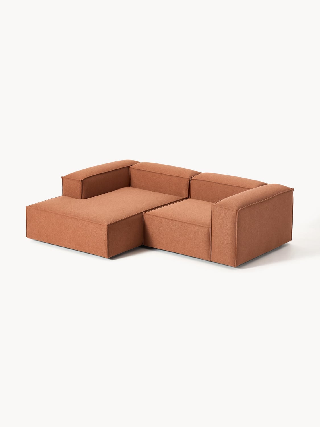 Lennon Modular Corner Sofa (2-seater) — Terracotta