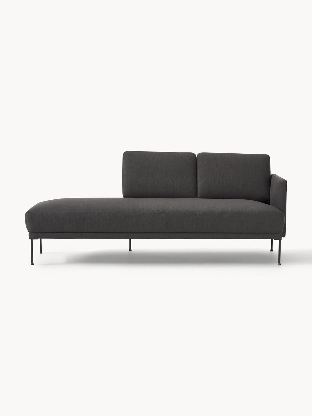 Fluente Ottoman — Dark Grey