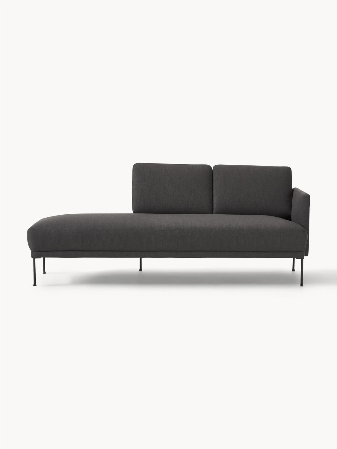 Fluente Ottoman — Dark Grey