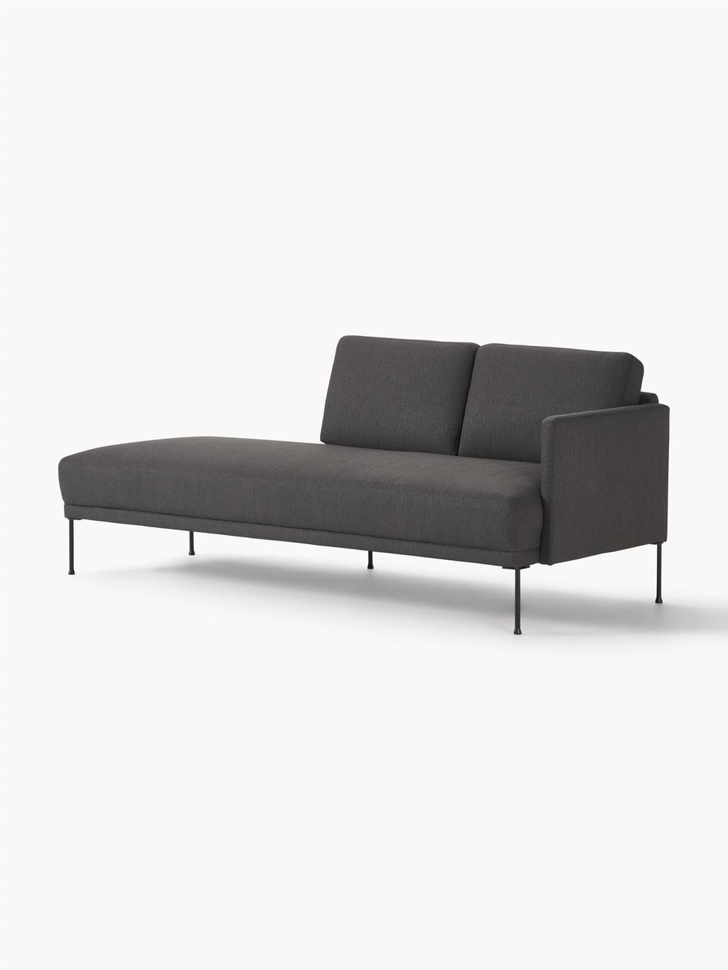 Fluente Ottoman — Dark Grey