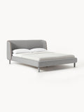 Luma Upholstered Bed with Headboard — Lilac