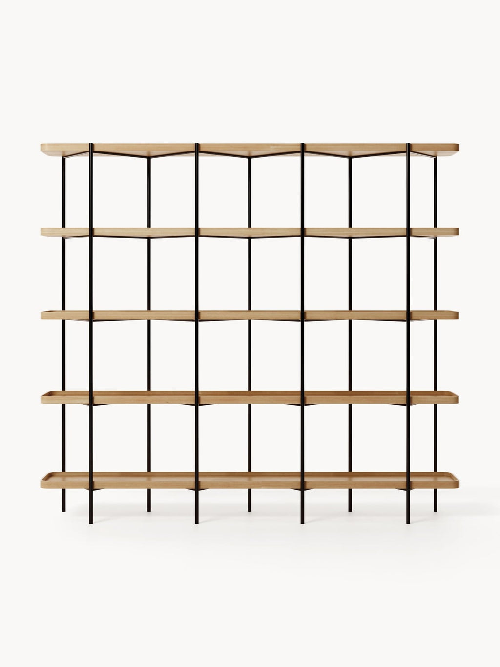 Renee Large Wooden Shelving Unit — Oatmeal