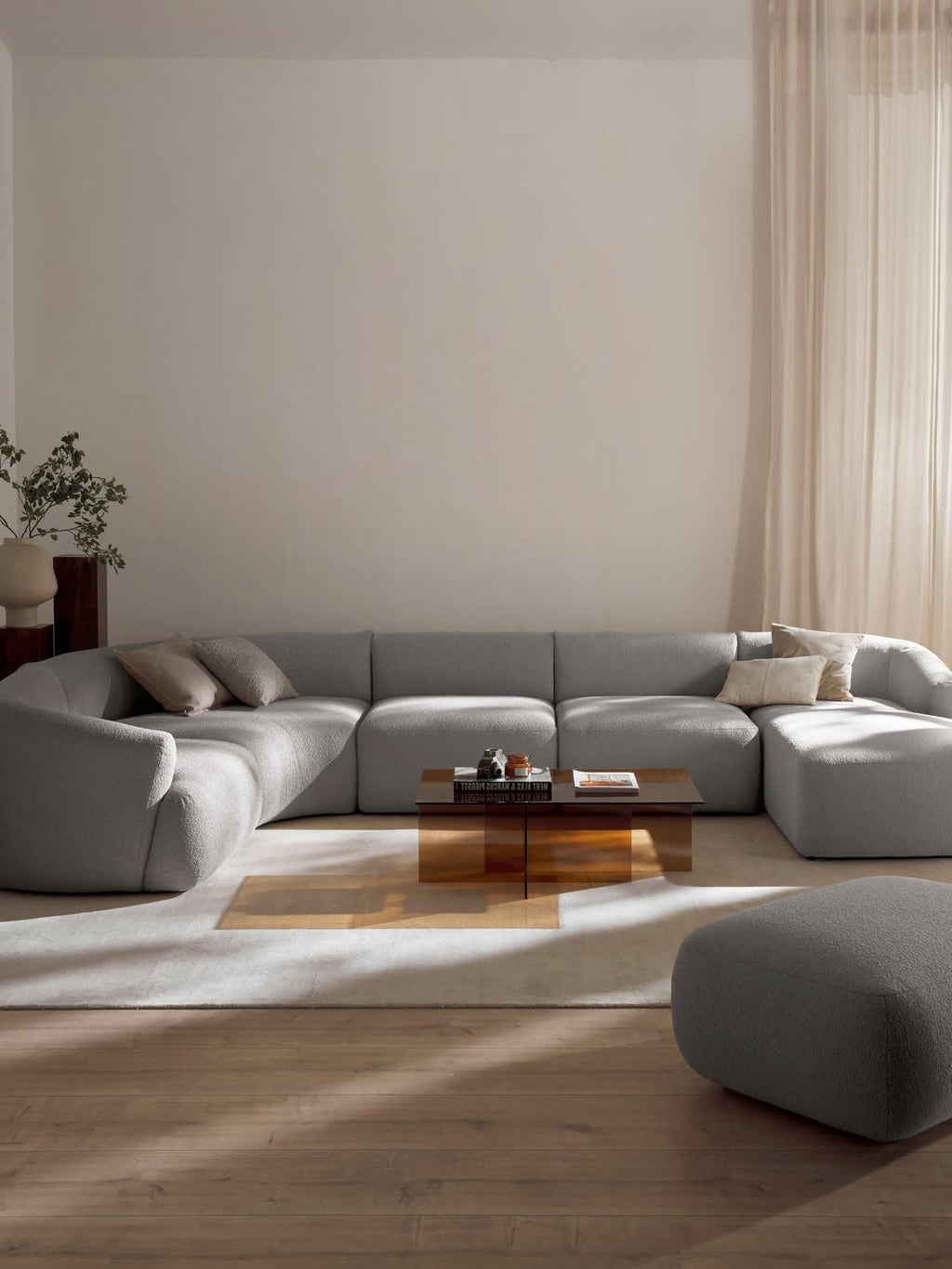 Sofia Modular Bouclé XL Sofa — Oatmeal
