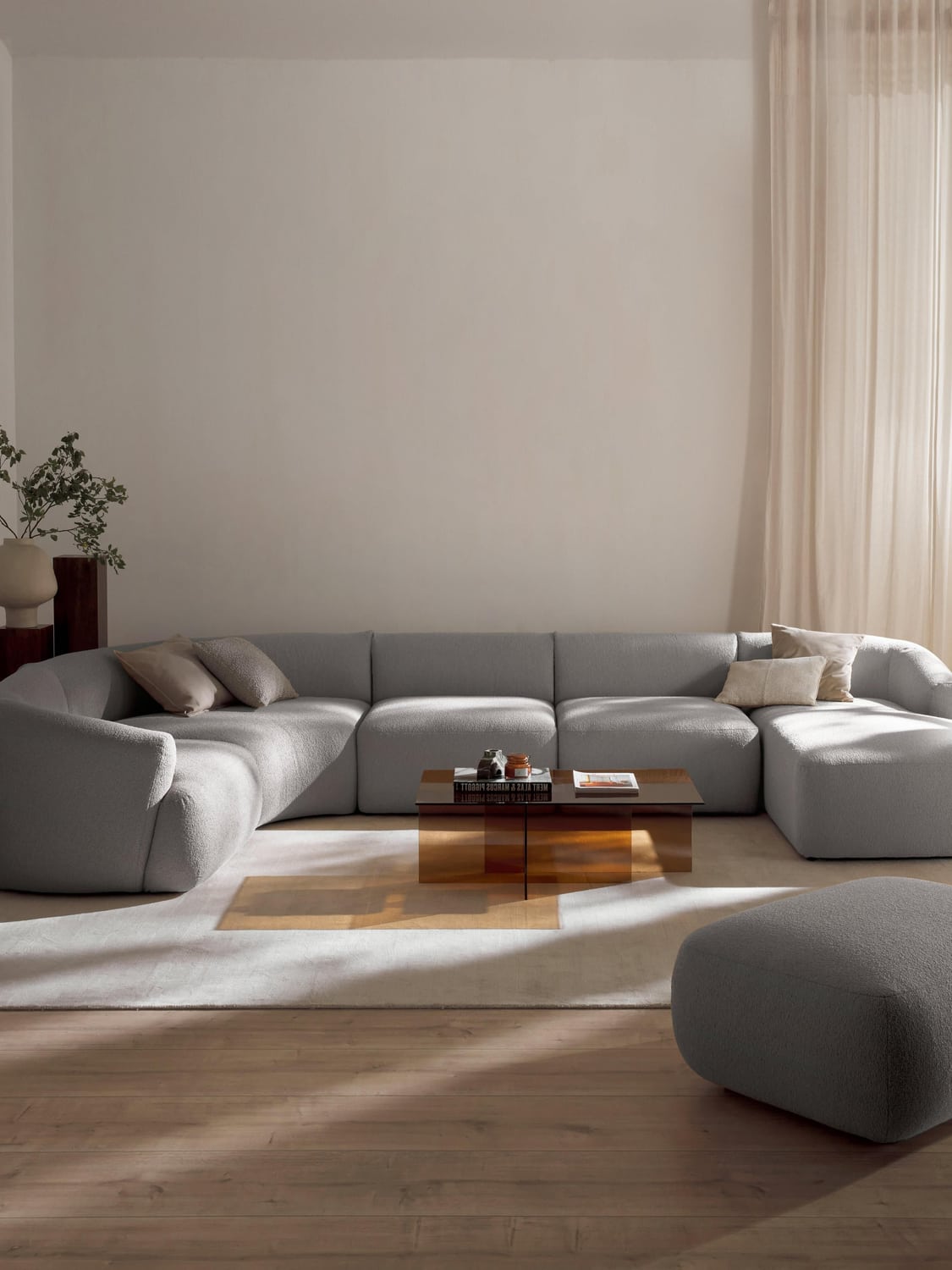 Sofia Modular Bouclé XL Sofa — Oatmeal