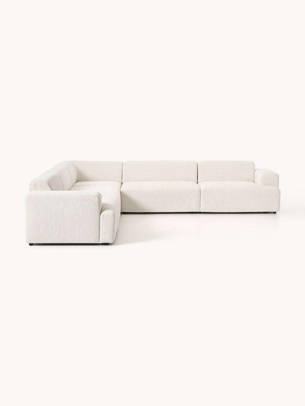 Melva XL Corner Sofa — Ivory