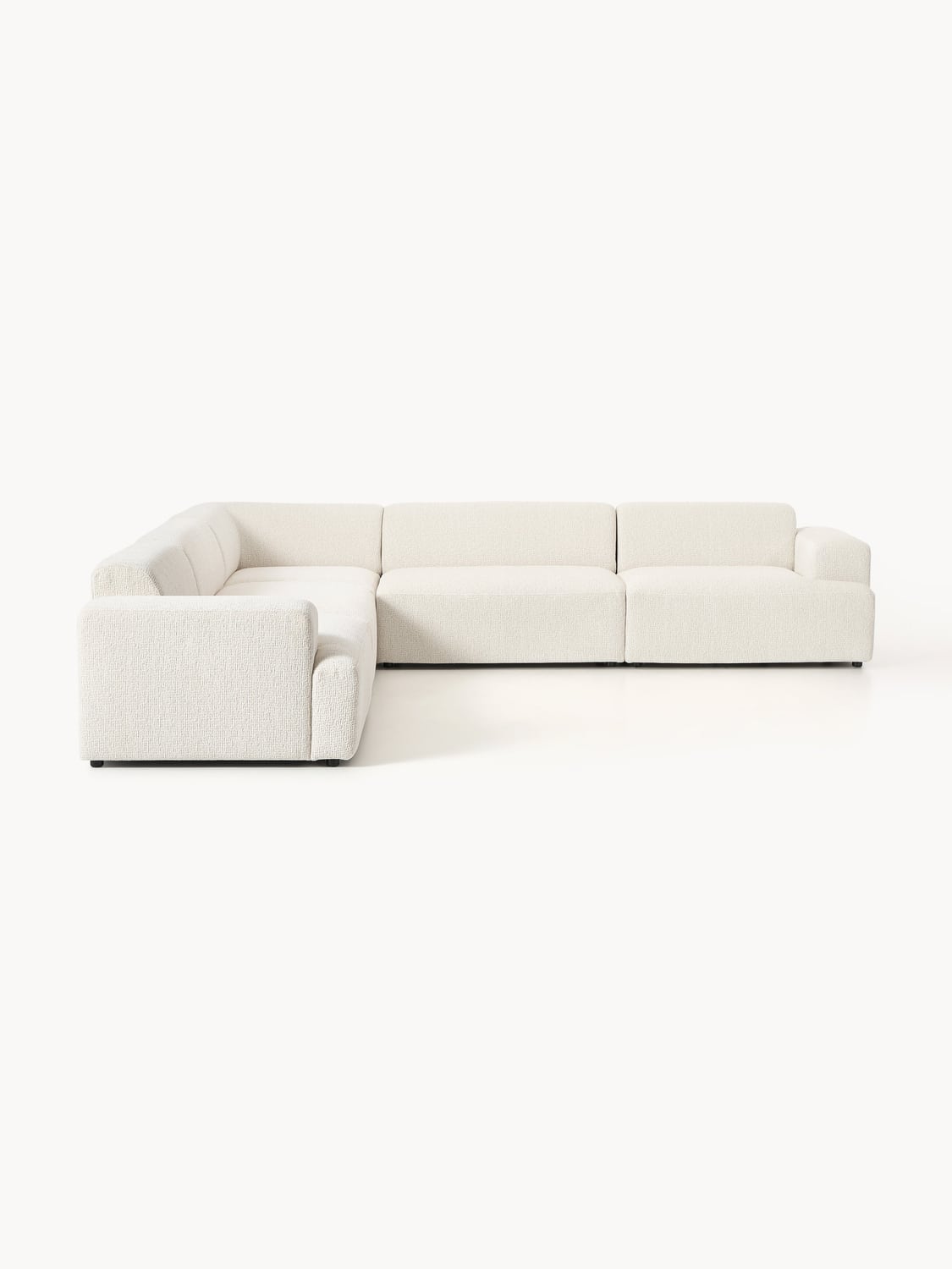 Melva XL Corner Sofa — Ivory
