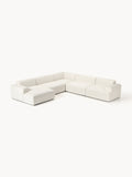 Melva XL Corner Sofa — Cream