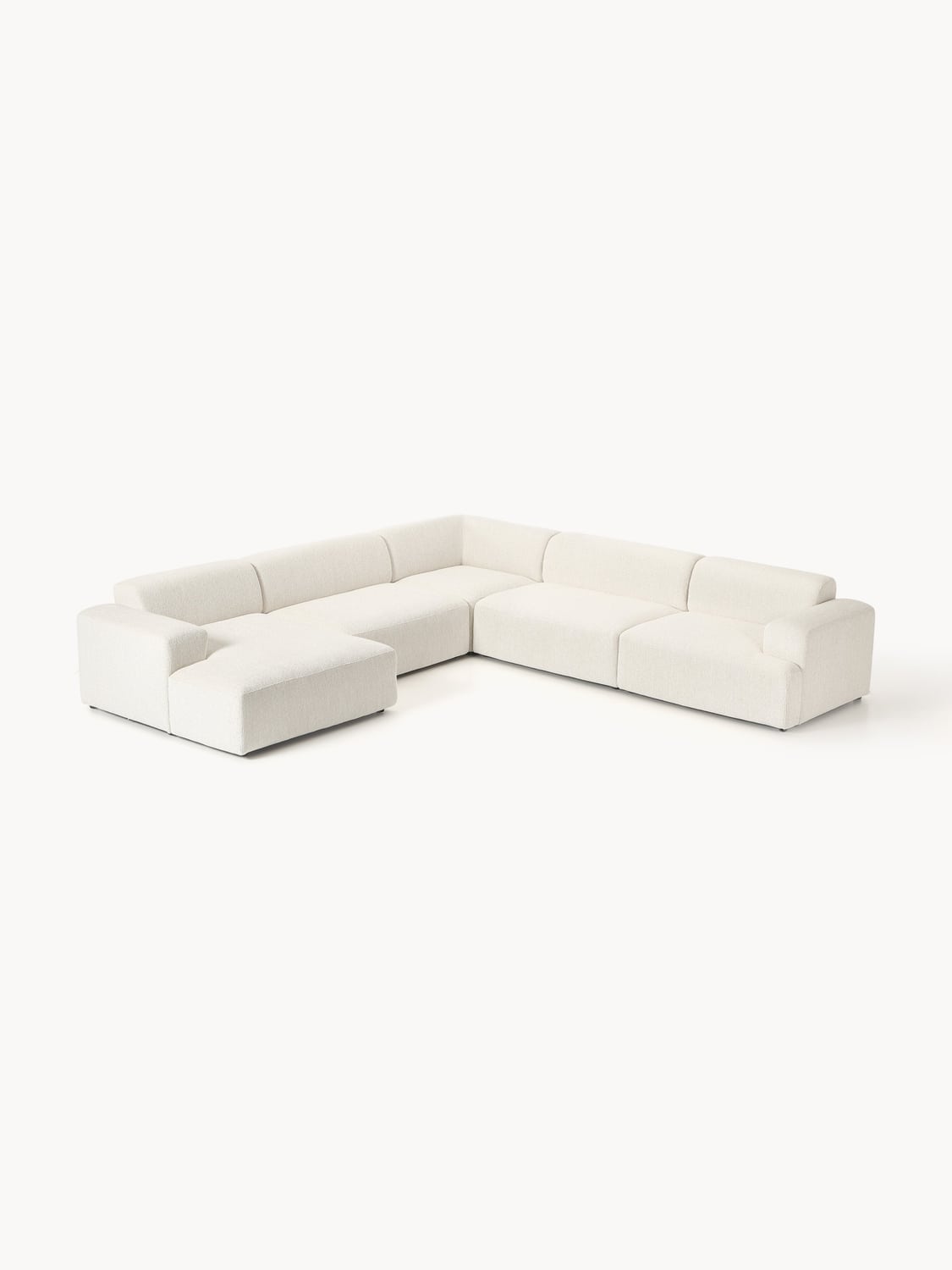 Melva XL Corner Sofa — Cream