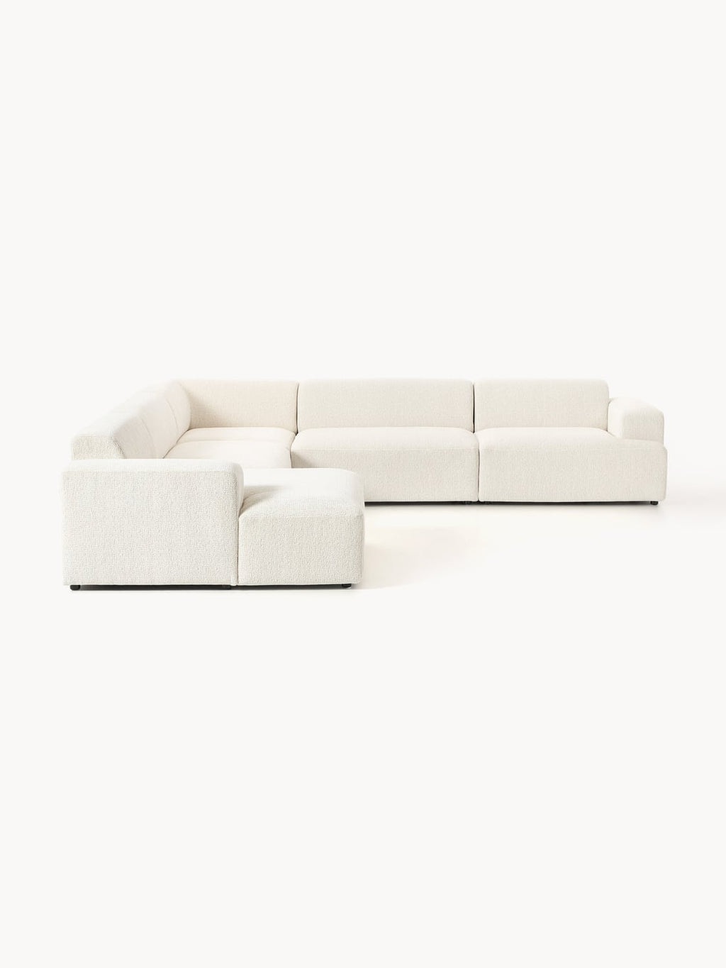 Melva XL Corner Sofa — Cream