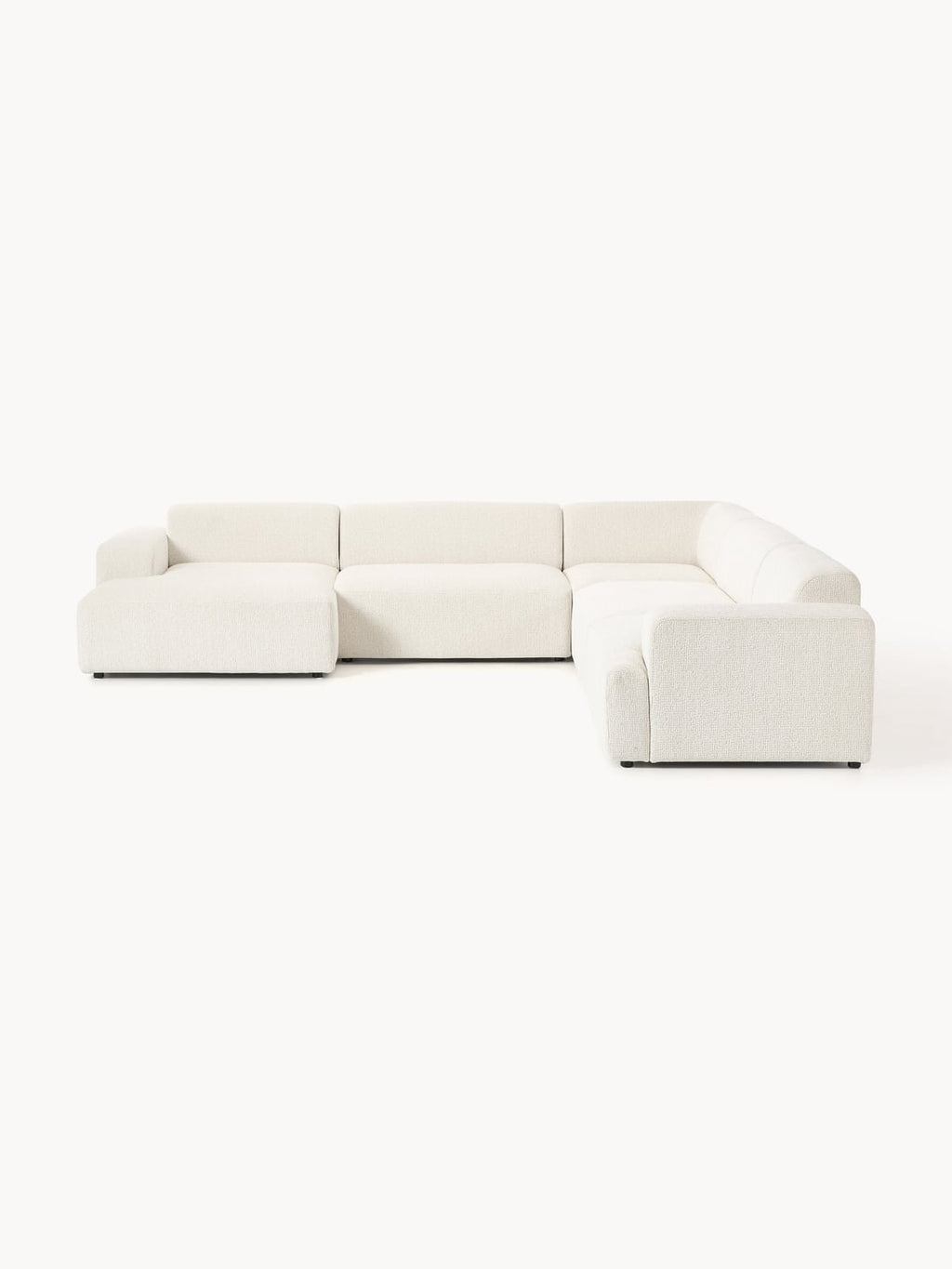 Melva XL Corner Sofa — Cream