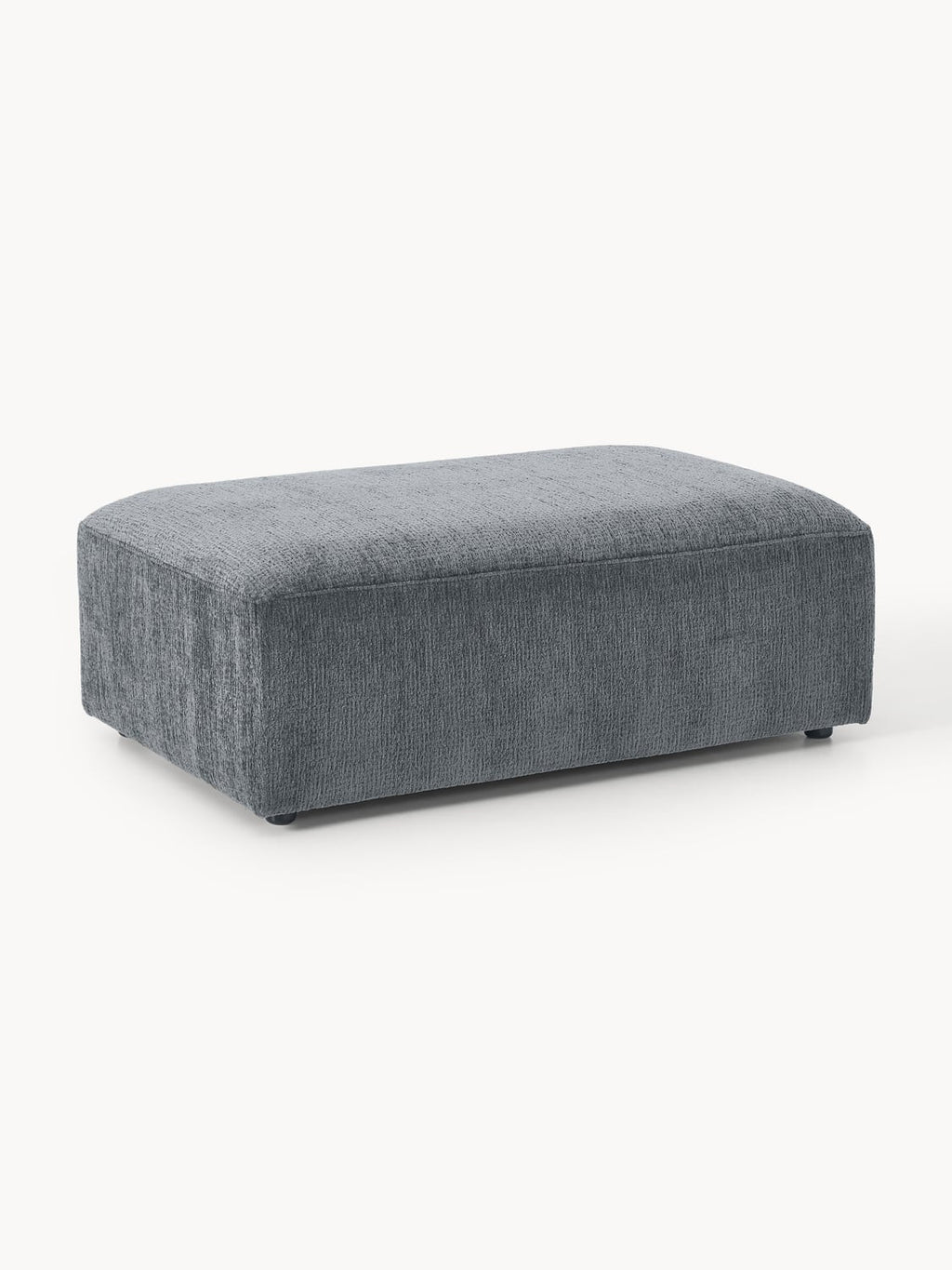 Melva XL Sofa Ottoman, B 116 x T 72 cm — Dark Grey
