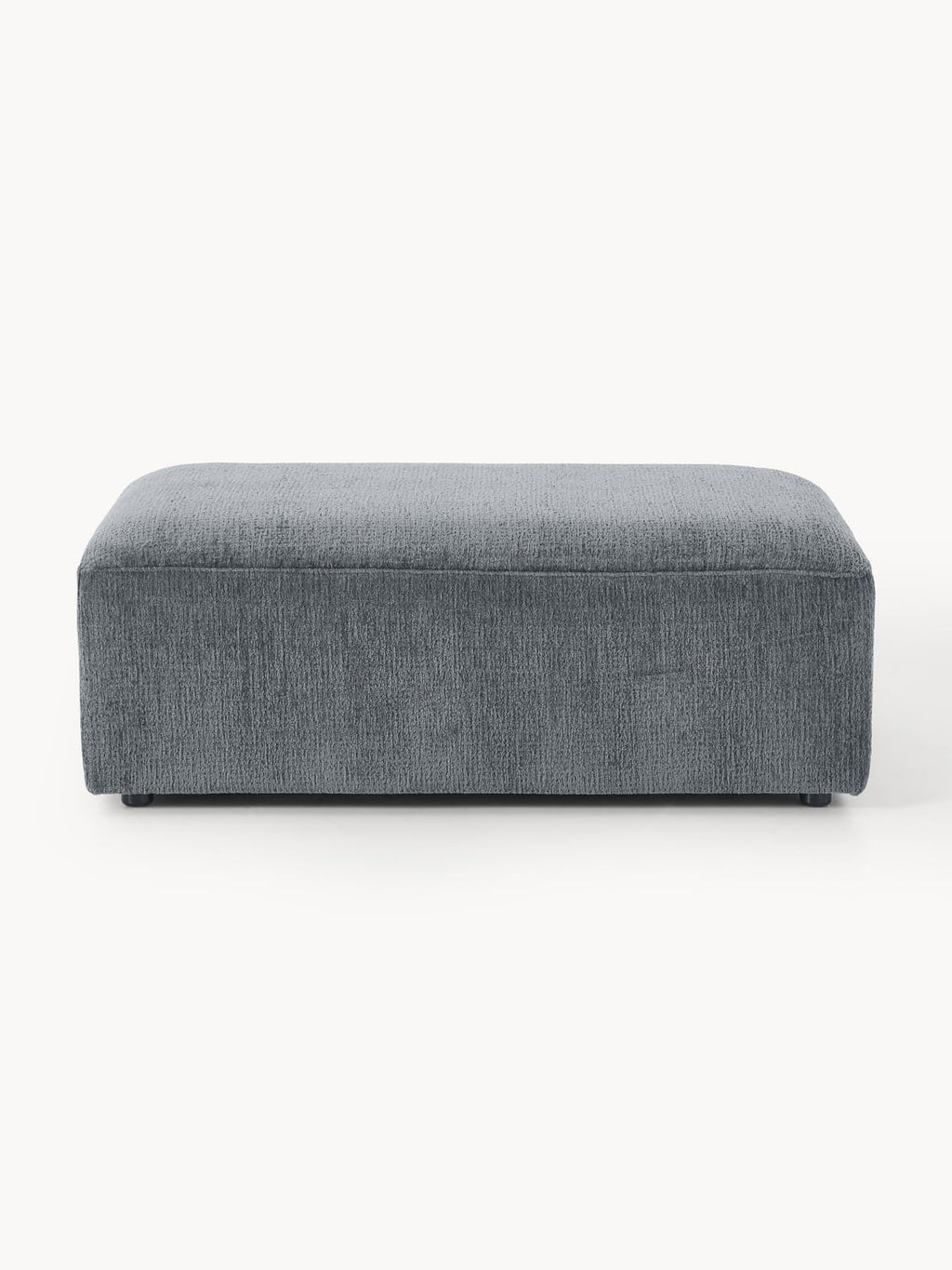 Melva XL Sofa Ottoman, B 116 x T 72 cm — Dark Grey
