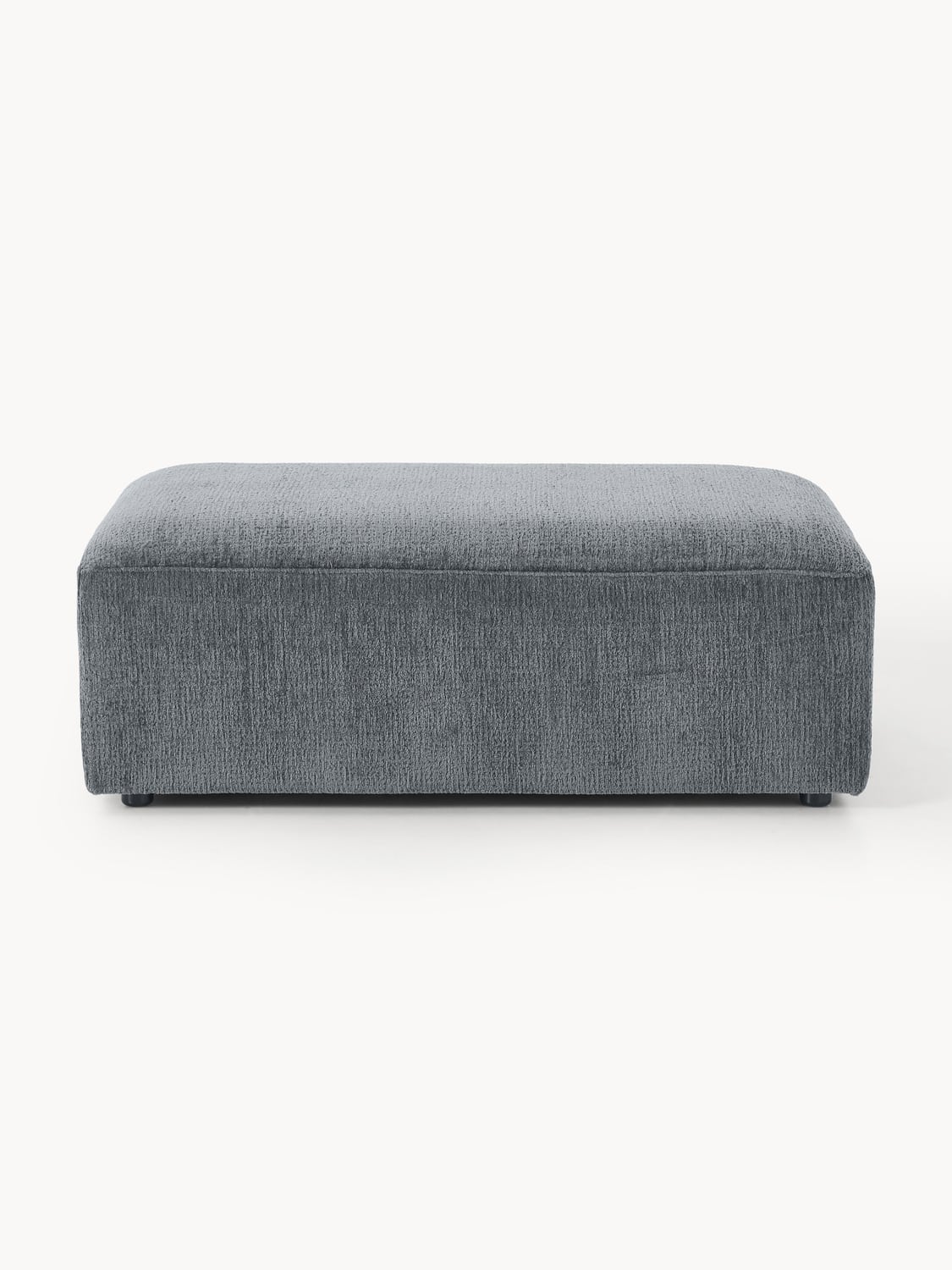 Melva XL Sofa Ottoman, B 116 x T 72 cm — Dark Grey
