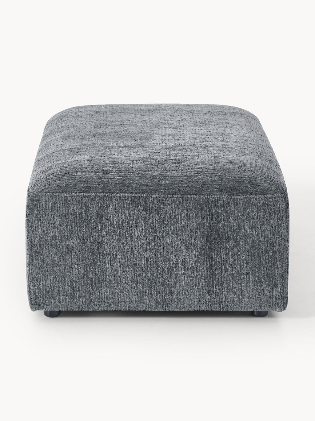 Melva XL Sofa Ottoman, B 116 x T 72 cm — Dark Grey