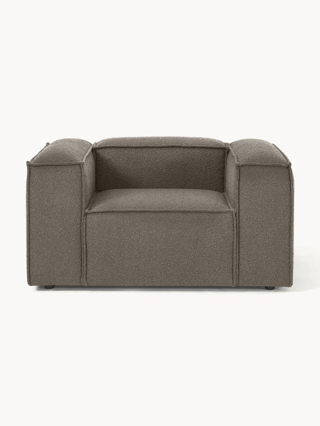 Lennon Armchair in Bouclé — Dark Grey