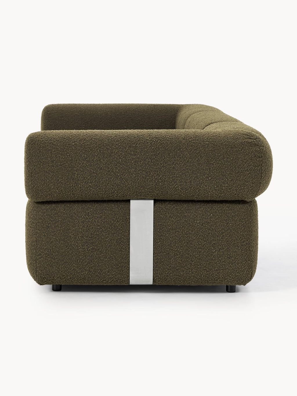 Anton Modular Bouclé Sofa (4-seater) — Chocolate