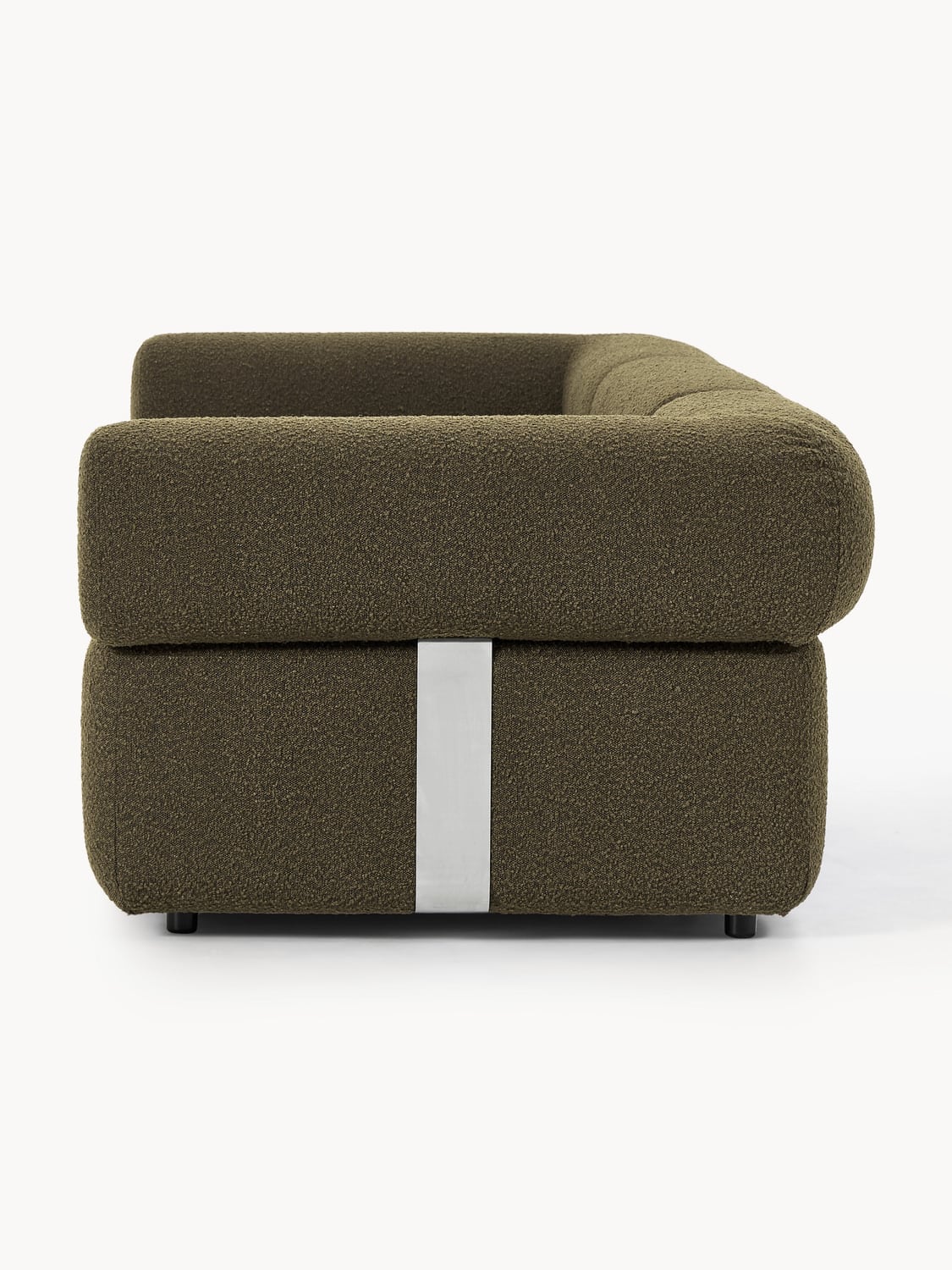 Anton Modular Bouclé Sofa (4-seater) — Chocolate
