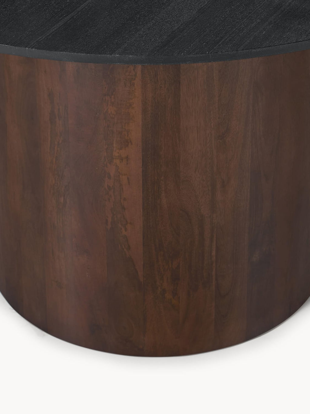 Abby Round Marble-Dining Table, Ø 120 cm — Chocolate