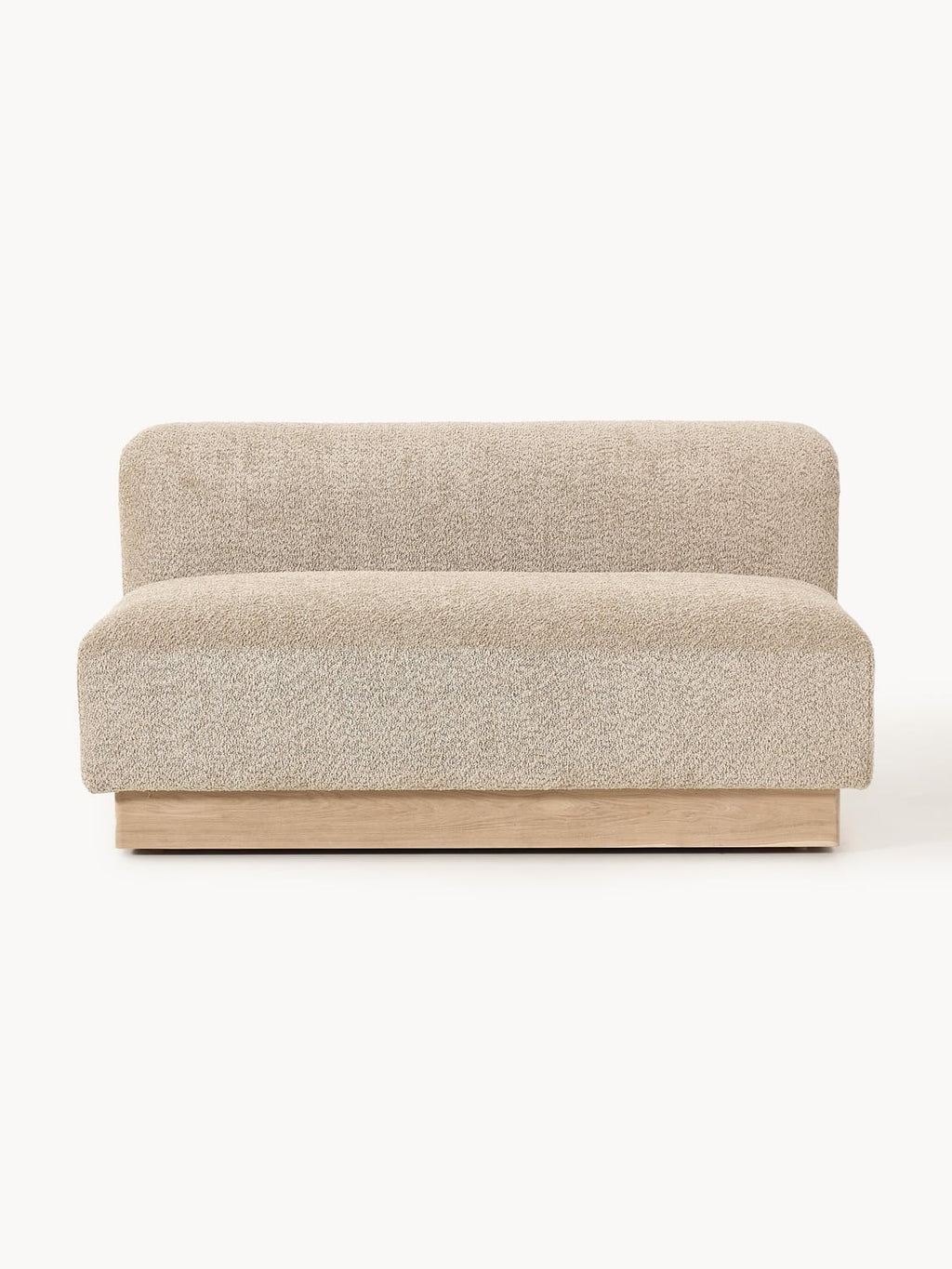 Natalie Sofa (2-seater) in Teddy Bouclé — Oatmeal