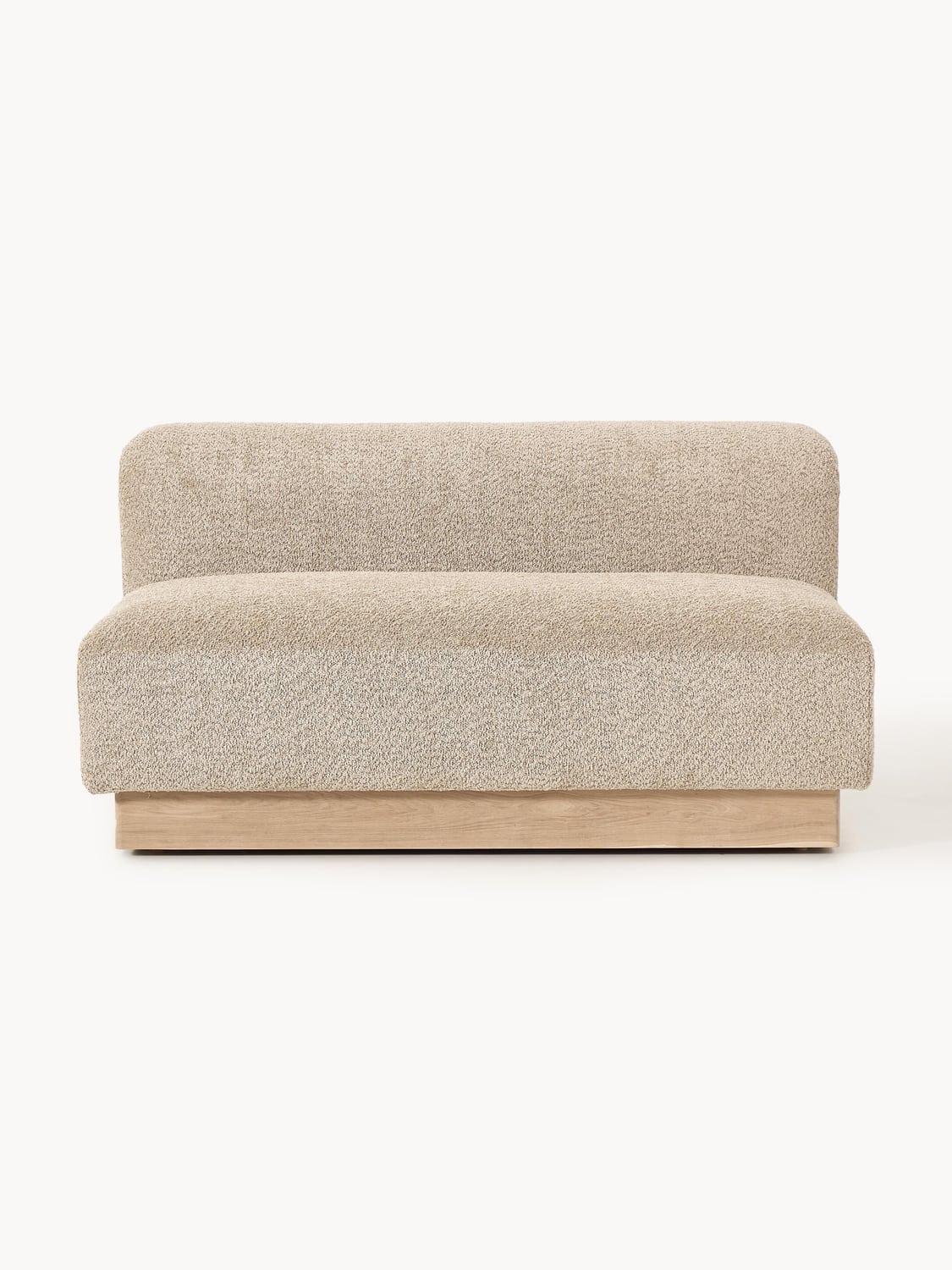 Natalie Sofa (2-seater) in Teddy Bouclé — Oatmeal
