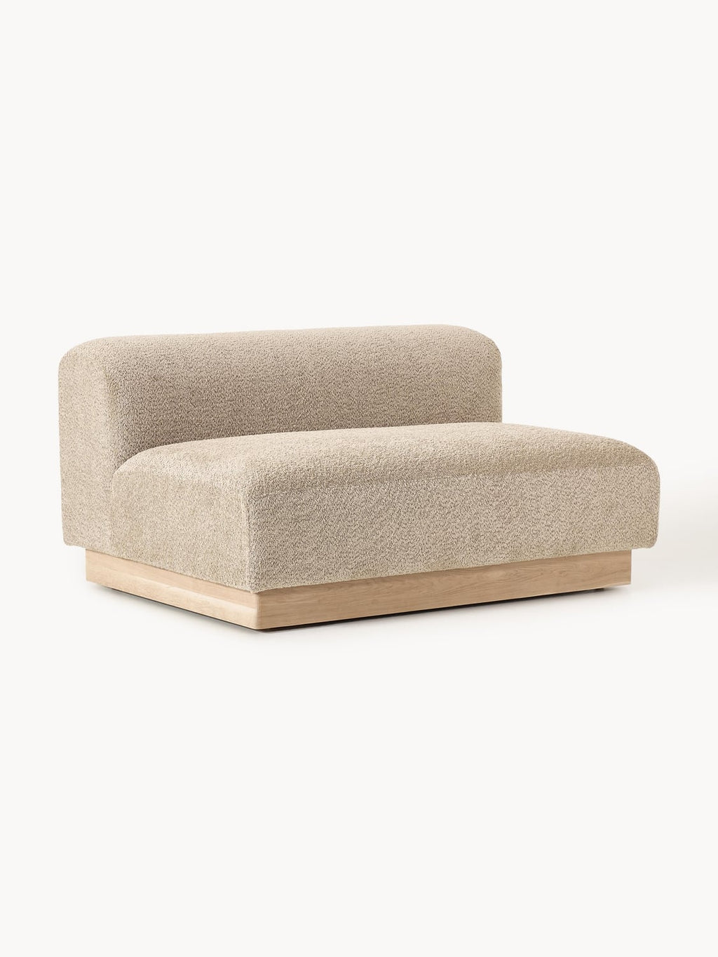 Natalie Sofa (2-seater) in Teddy Bouclé — Oatmeal