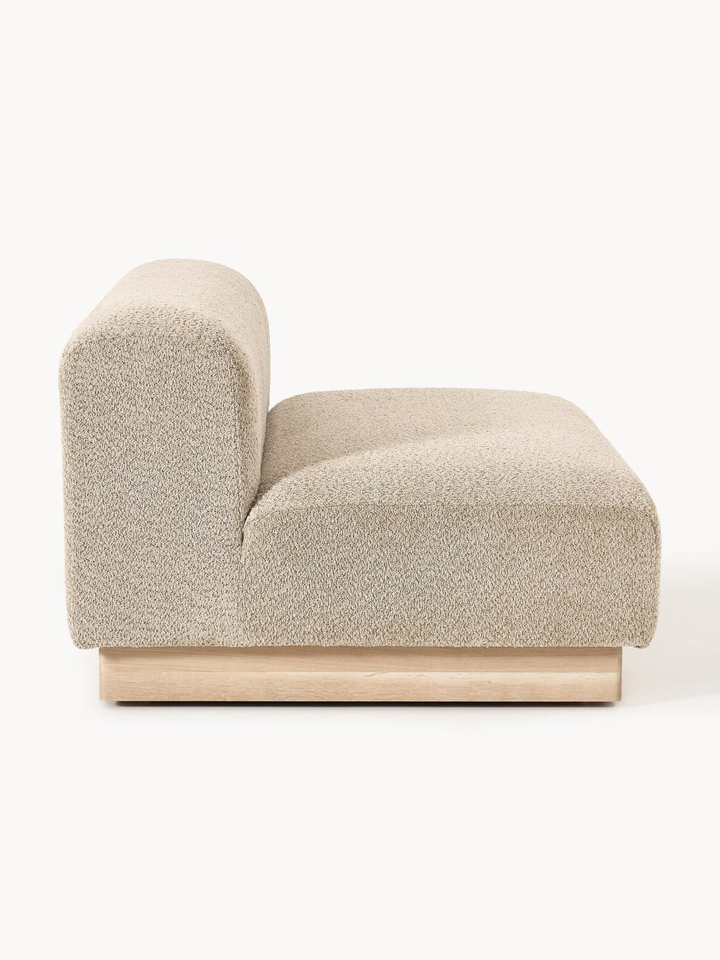 Natalie Sofa (2-seater) in Teddy Bouclé — Oatmeal