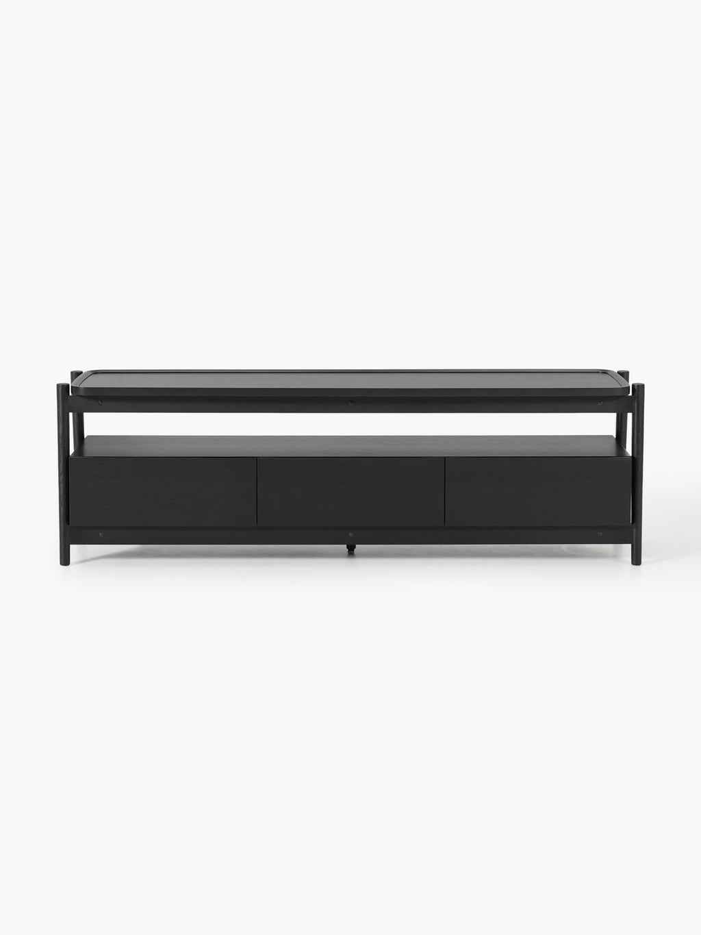 Libby Wood-Lowboard — Dark Grey