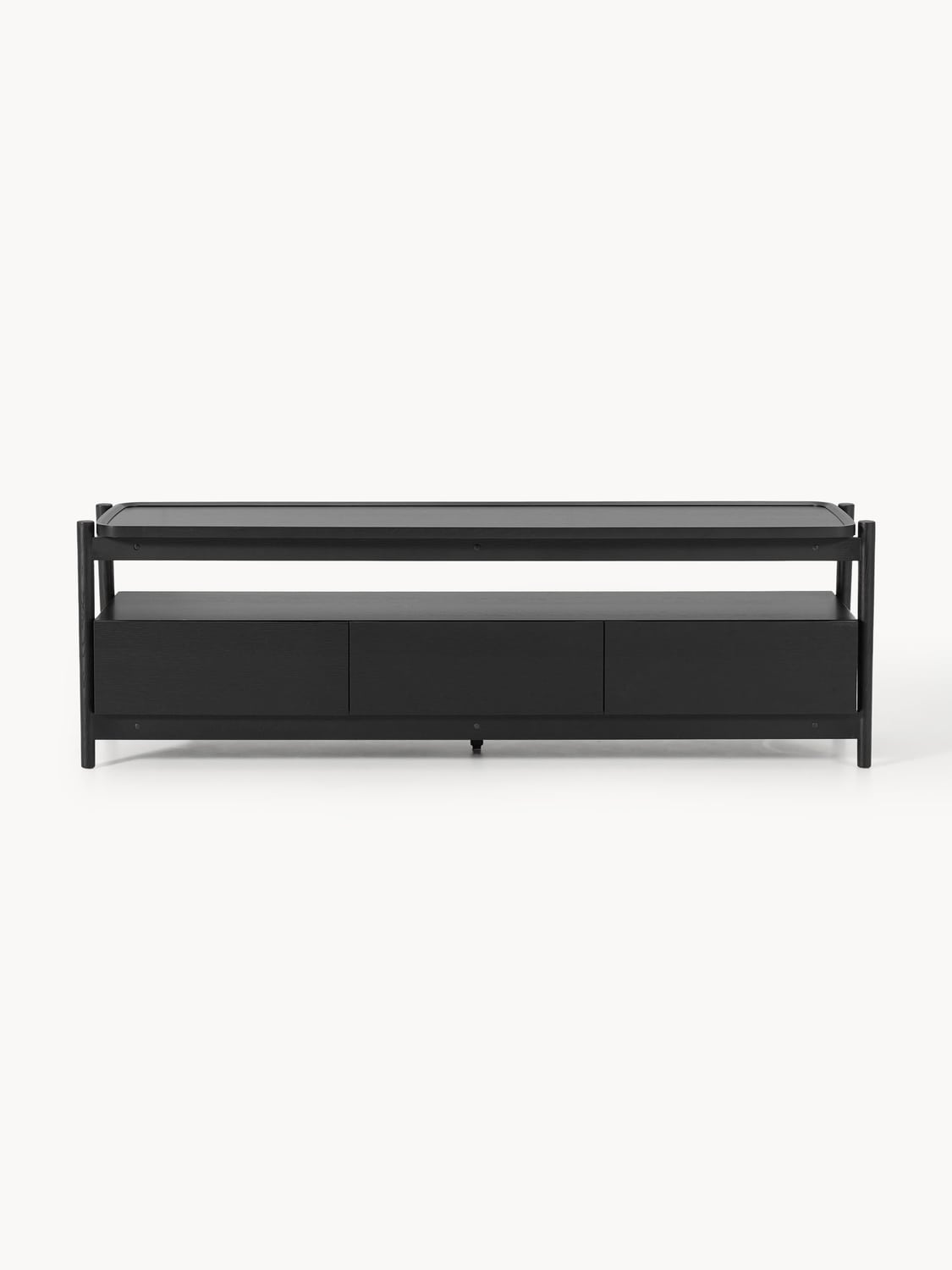 Libby Wood-Lowboard — Dark Grey