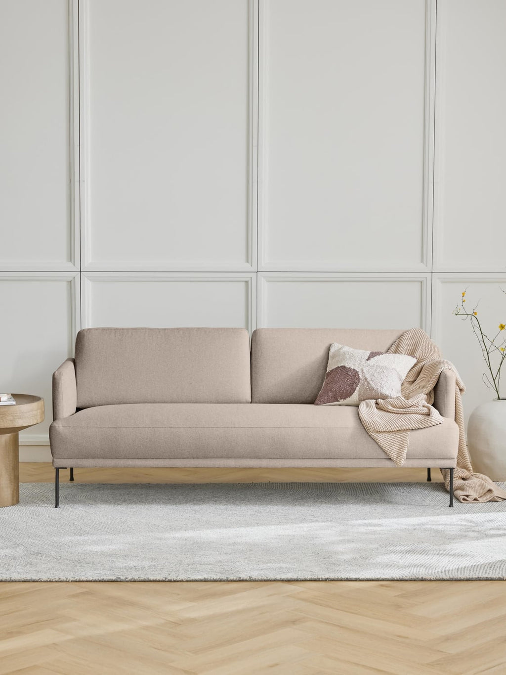 Fluente Sofa (3-seater) — Oatmeal