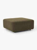 Anton Bouclé Sofa Ottoman — Chocolate
