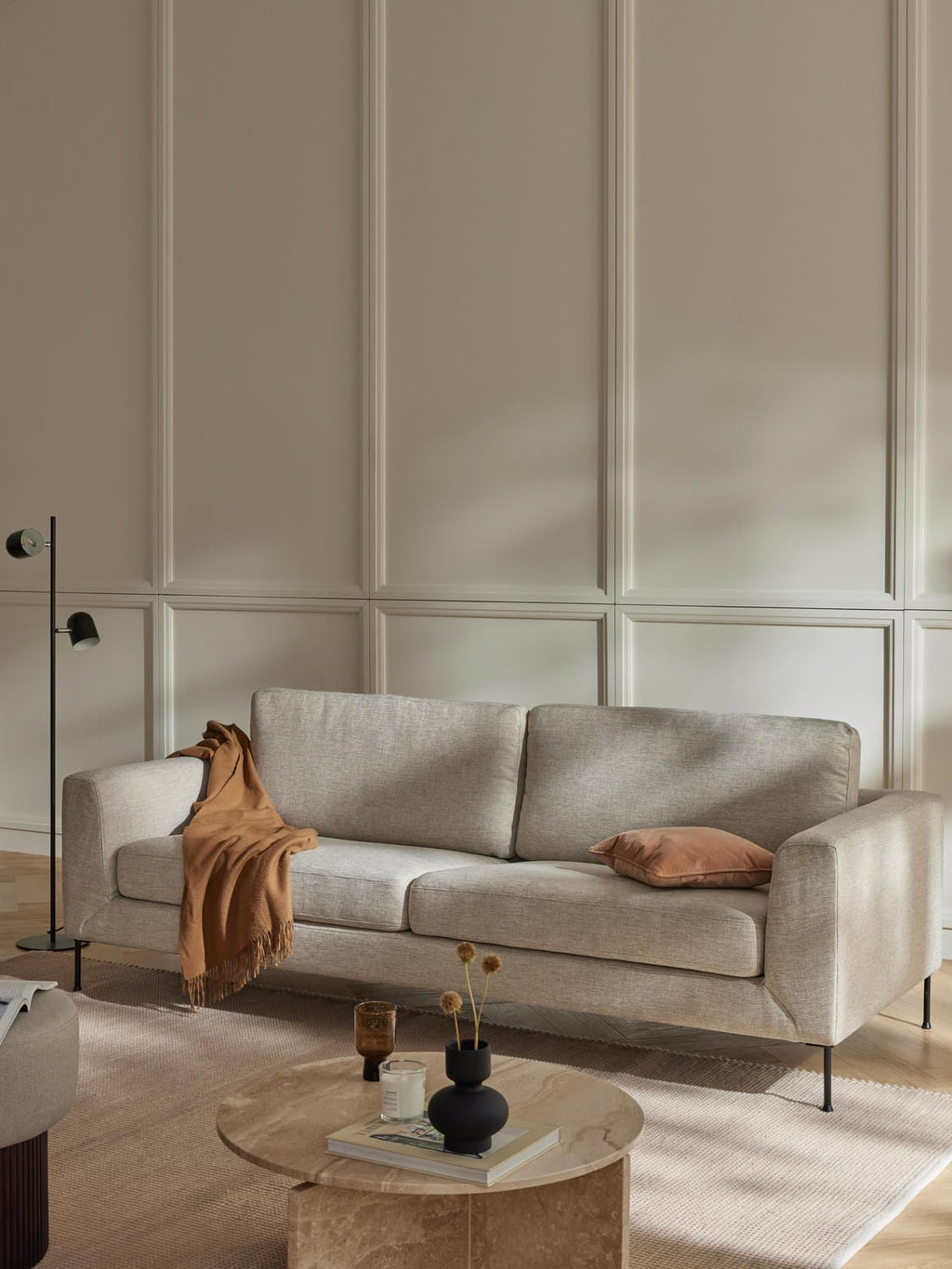 Cucita Sofa (3-seater) — Light Grey