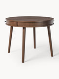 Calary Round Dining Table with Storage, in various sizes — Oatmeal