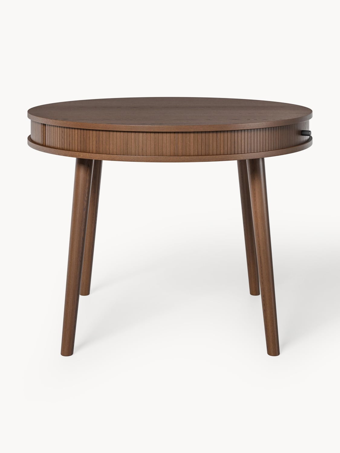 Calary Round Dining Table with Storage, in various sizes — Oatmeal