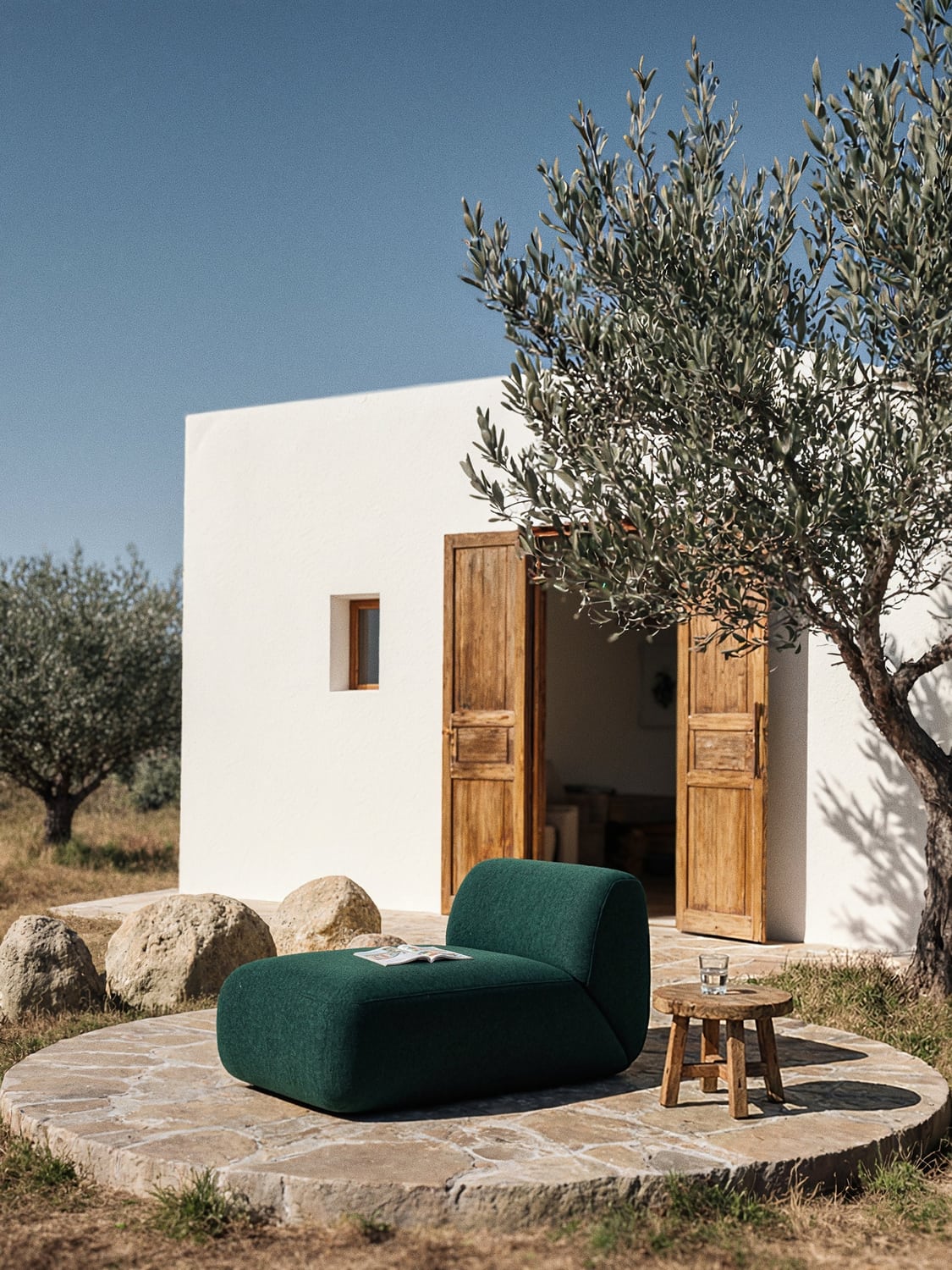 Naomi Garden Daybed — Dark Green