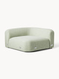 Wolke Round Bouclé Corner Module — Oatmeal